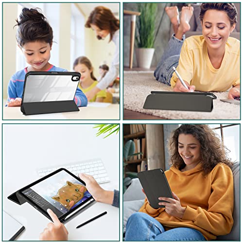 undefined ProCase iPad 11世代/10世代 ケース iPad（A16）11インチ 2025/10.9インチ 2022通用 A2696 A2757 A2777 ペン収納 耐衝撃 三つ折り スタンド スマートカバー（ブラック） の商品画像 6