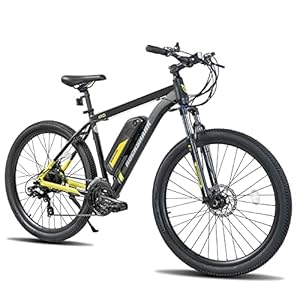 Rockshark E-bike 26 inch mountainbike voor dames en heren, mountainbike elektrische fiets met Shimano 21 versnellingen…