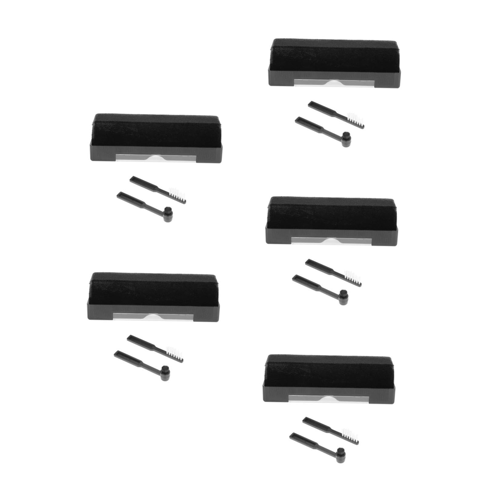Gadpiparty 5 Set Di Spazzole Per La Pulizia Dei in Vinile 3 in 1 - Spazzola in Fibra Statica Per in Vinile Rimozione Della Per La Manutenzione Del Giradischi