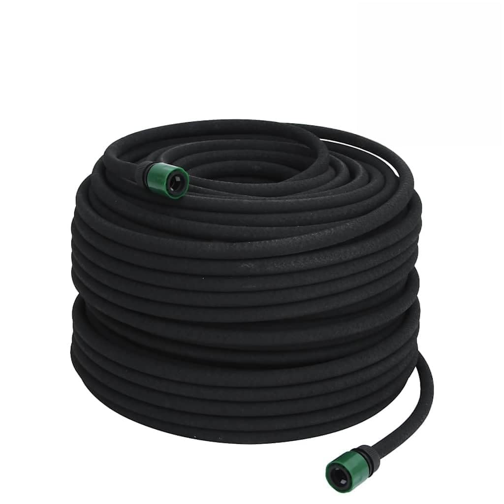 Tropfschlauch 100 m für Gartenbewässerung, 16 mm 0,6 Zoll Bewässerungssystem, flexibler Gartenschlauch aus Gummi zur effizienten Pflanzenbewässerung, wassersparend