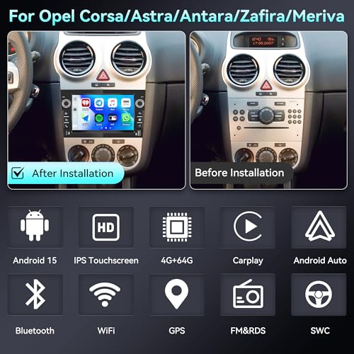 Autoradio Android 15 pour Opel résout les problèmes de navigation avec CarPlay - 2