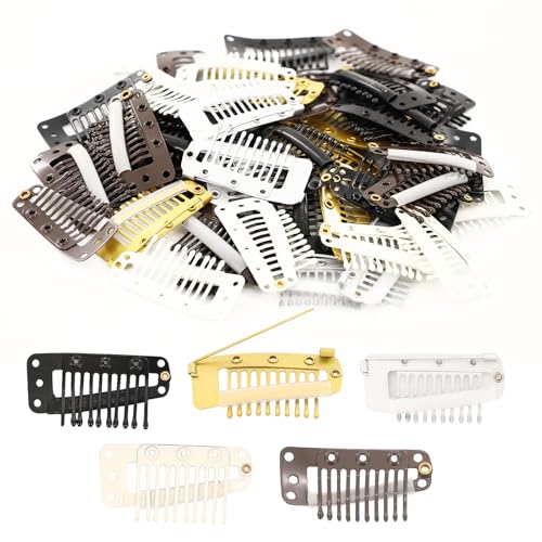 50 piezas de Clips Chunni con alfiler de seguridad miniatura 1