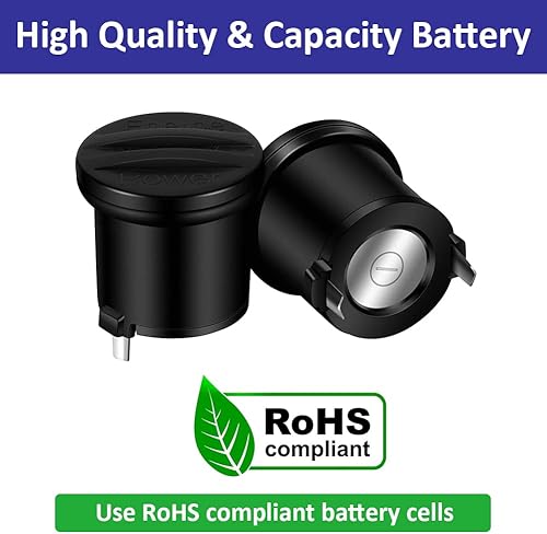 Miniatura 2 de Paquete de 10 baterías para cercas para perros de larga duración y alta capacidad, compatibles con collares invisibles R21 R22 R51 y Microlite