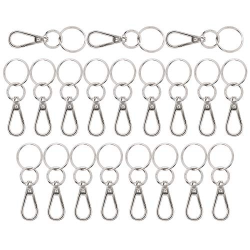 AYNEFY 20 Zinc Alloy Swivel Key Chain Clip Hooks, with