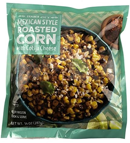 Trader Joe's Mexican Style Roasted Corn w/ Cotija Cheese (6 Pack)