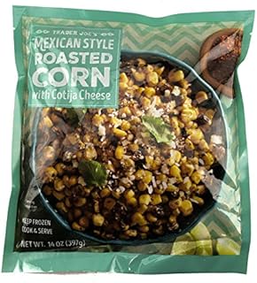 Trader Joe's Mexican Style Roasted Corn w/ Cotija Cheese (6 Pack)