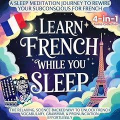 Learn French While You Sleep Audiolibro Por Global Citizen Language Learning arte de portada