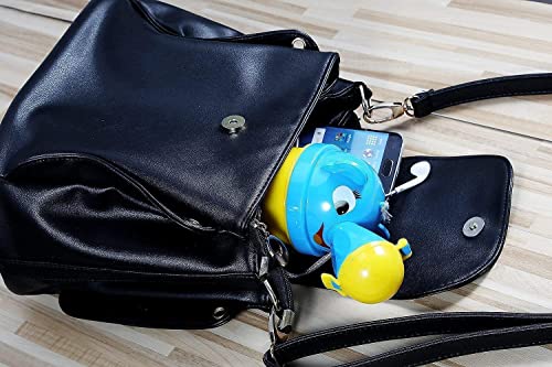 500ml portable baby child kids travel potty with clean brushhygienic leak proof urinal emergency toilet for campingcar traveloutsideparkkid toddler pee training cuppee bottle for kidsboy