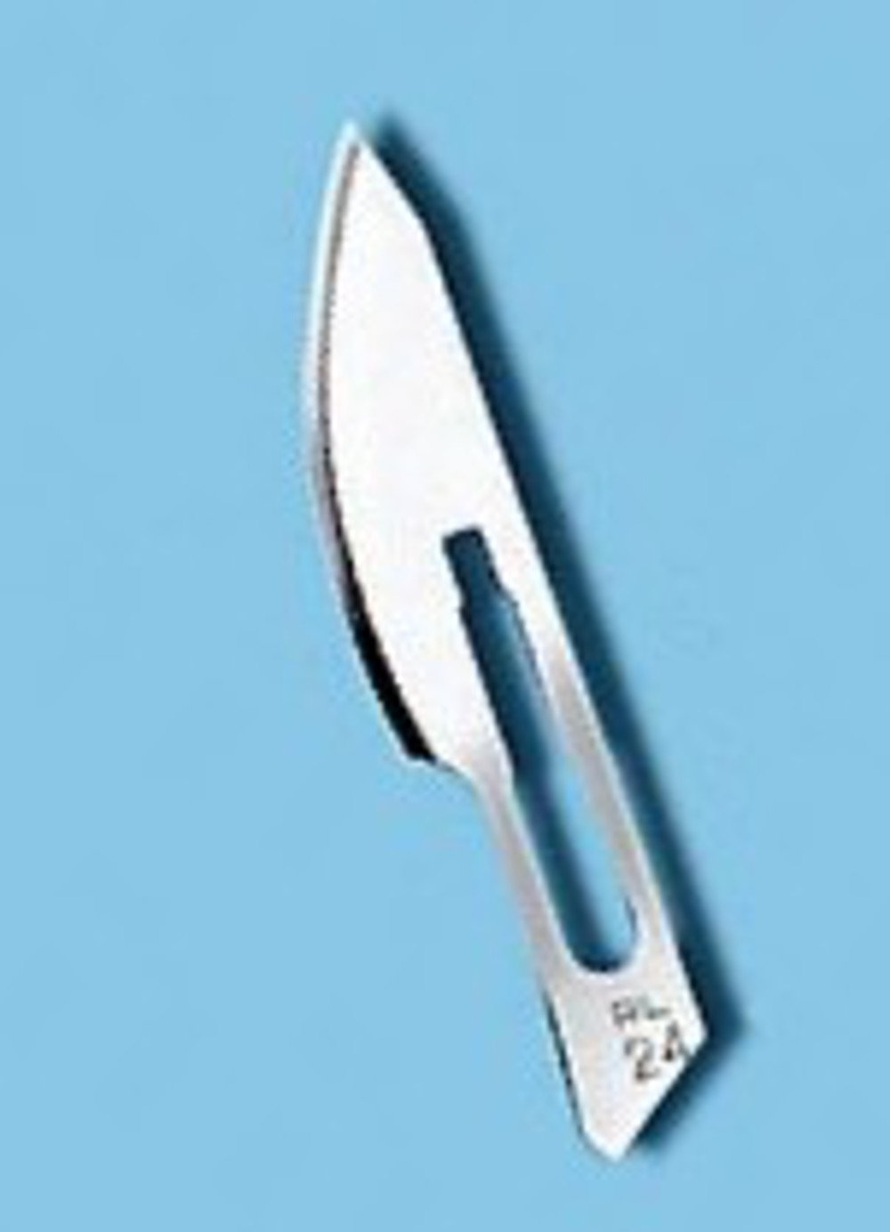 Sterile Scalpel Blade #24, Pack of 100 for Scalpel Handle #4, 6