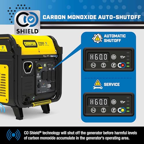 Image of Champion 11,000-Watt Remote Start Tri Fuel Portable Inverter Generator