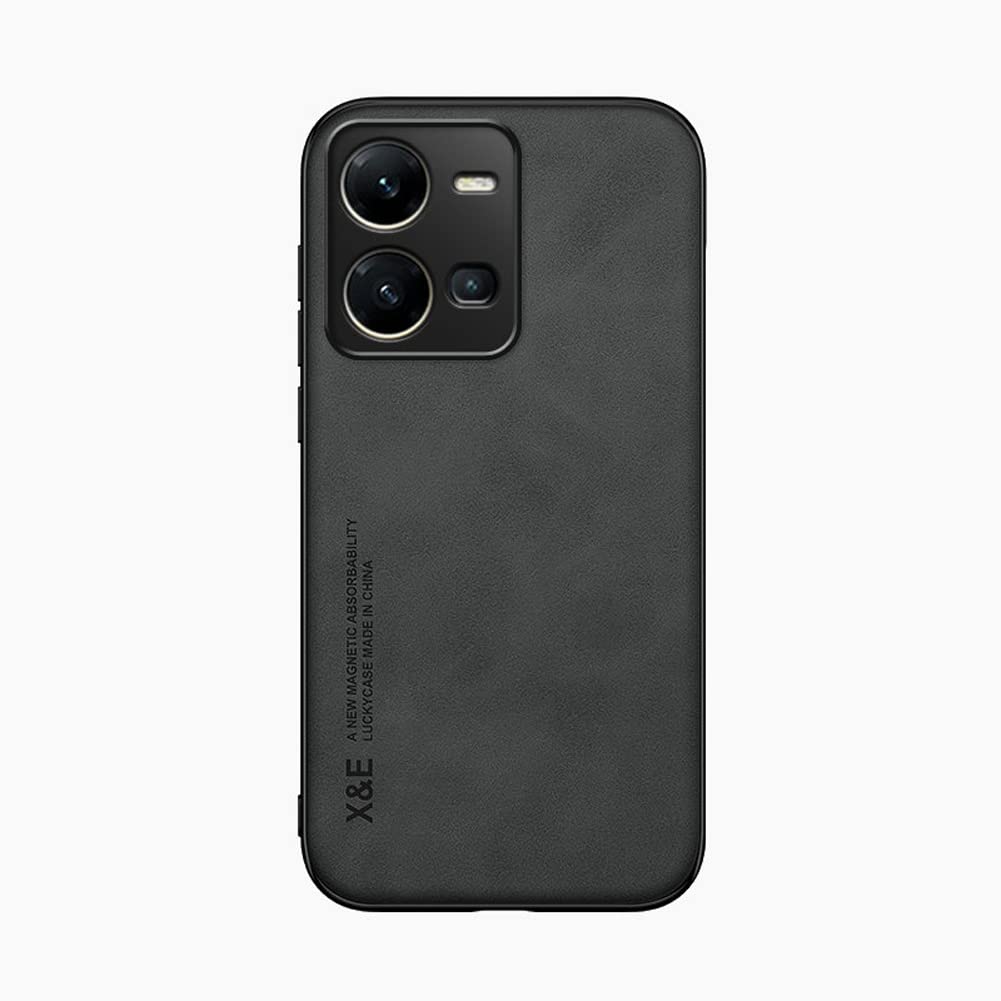 GOKEN Custodia Armor Per Vivo Y35 4G – TPU E PC Con Cavalletto Integrato, Nero