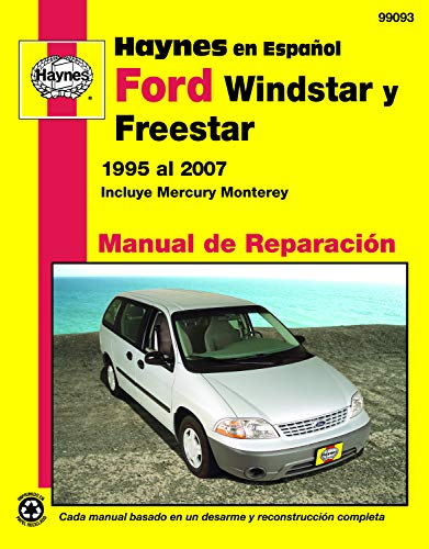 Ford Windstar, Freestar y Mercury Monterey Haynes Manual de Reparacion por Windstar 1995 al 2003, Fr Ford Windstar, Freestar y Mercury Monterey Haynes Manual de Reparacion por Windstar 1995 al 2003, Fr