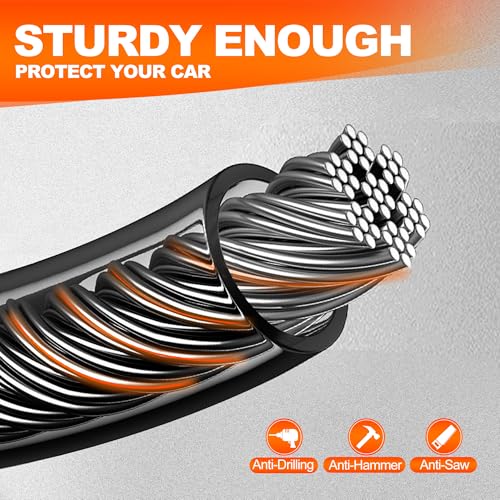image for KAYCENTOP Car Steering Wheel Lock, Seat Belt Lock, Anti-Theft Device, 