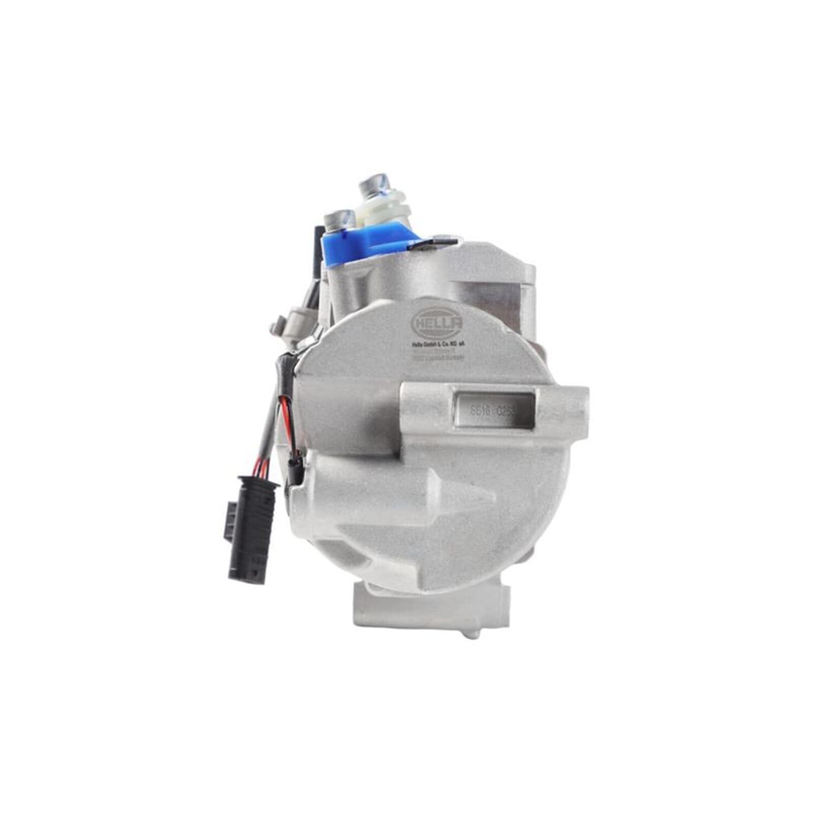 HELLA 8FK 366 203-261 Compresor aire acondicionado con acoplamiento magnético con junta tórica con aceite de compresor PAG