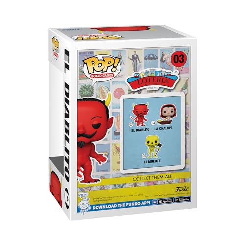 Funko Pop Loteria El Diablito statuette décorative en vinyle rouge