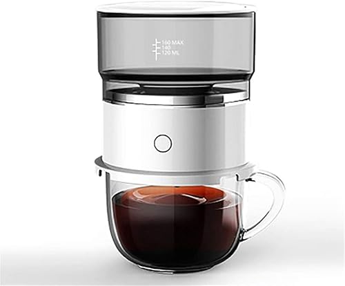 Máquina de café portátil para personal 54fl oz Mini cafetera automática Máquina de café de goteo americano para té café con filtro de viaje oficina