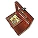 FnLy 18 Note Antique Lace Wind-Up Wooden Musical Box with Gold-Plating Movement,Elfen Lied Music