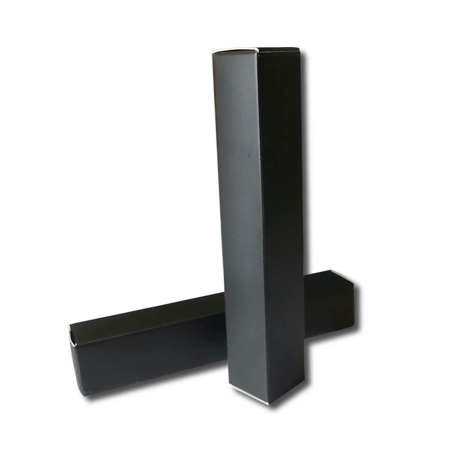 ANZKA 50 Pcs Empty Lip Gloss Box 4 72x0 78x0 78 inch Mascara Tube Packaging Matte Texture Black