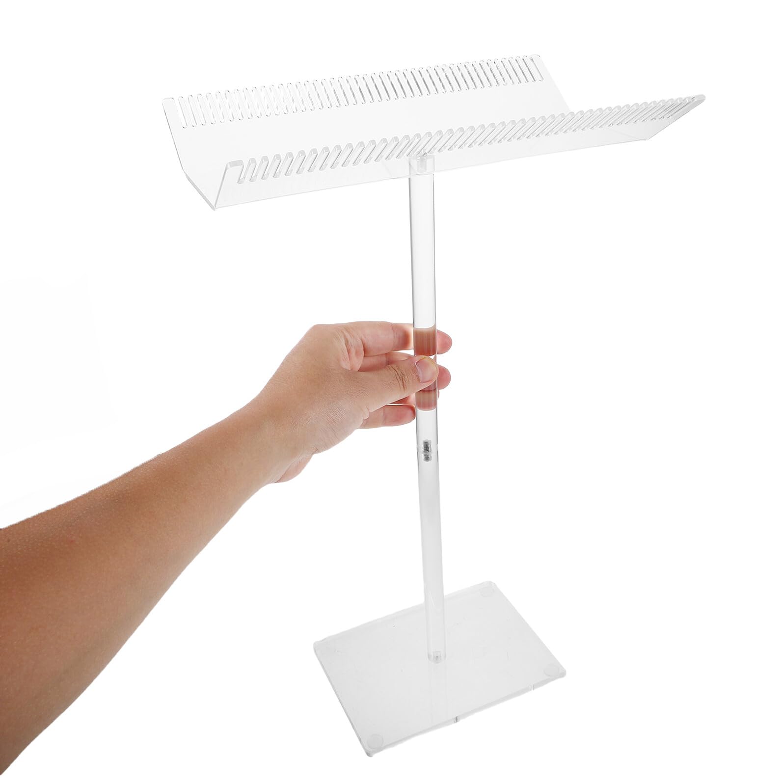 FOMIYES Extension in Acrilico Trasparente Supporto Per Parrucche e Facile per e Domestico Design ed