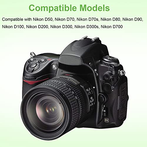 Bonacell En-El3E Battery(2 Pack) 2000Mah And Lcd Dual Charger Compatible With Nikon D700, D300S, D300, D200, D100, D90, D80, D70, D70S, D50 Digital Slr Camera #TOP5