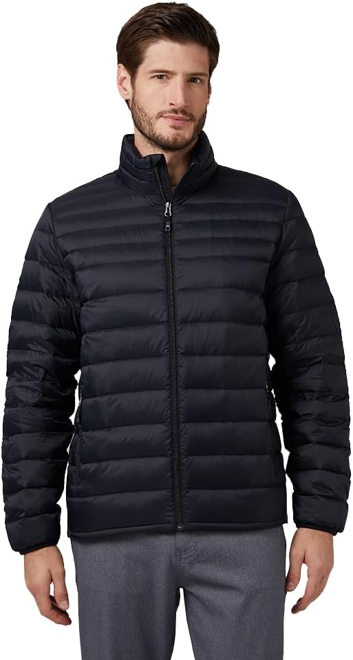 32 Degrees Heat Men’s Ultra-Light Down Packable Jacket – Lightweight Compressible Puffer