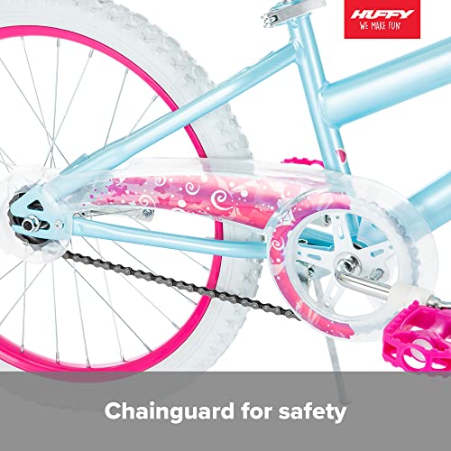 Huffy Illuminate 20” Girl’s Bike With Kickstand, Light Blue & Bicycle Company Kids Bike, Motox, 14" Gloss Blue, 14 Inch Wheel, Quick Connect Assembly #TOP2