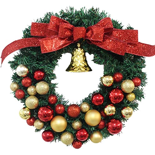 Couronne de porte de Noël FLXHSA accueillante et chaleureuse pour vos fêtes de fin d'année