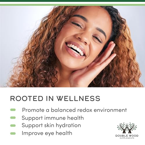 Astaxanthin 12mg Max Strength (Only Patented Astaxanthin (Astrareal) with 70+ Human Clinical Trials - World's Most Studied Brand) Grown, Harvested, and Made in The USA (Astaxantina) by Double Wood