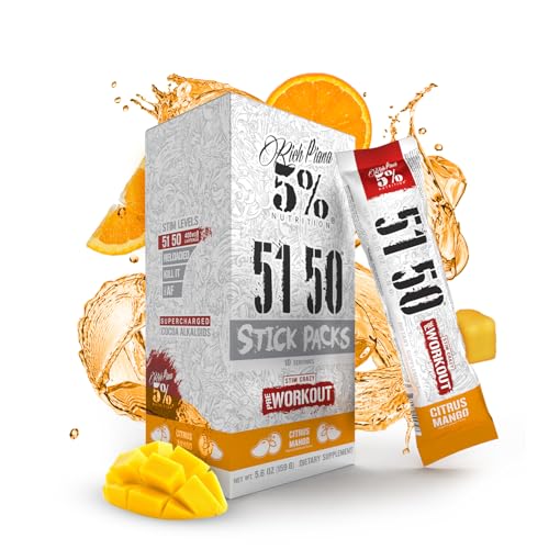 Image of 5% Nutrition 5150 High Stim Pre-Workout Powder Packets (Citrus Mango)