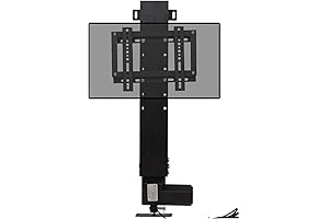 Height adjustable electric TV Stand with Remote Control