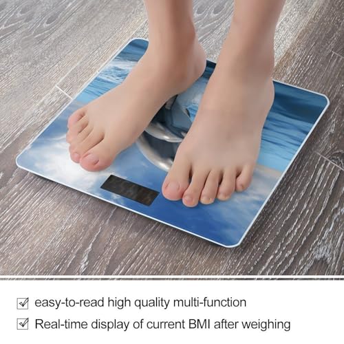 Báscula Digital para Baño con Capacidad 400 lb y Pantalla LCD miniatura 5