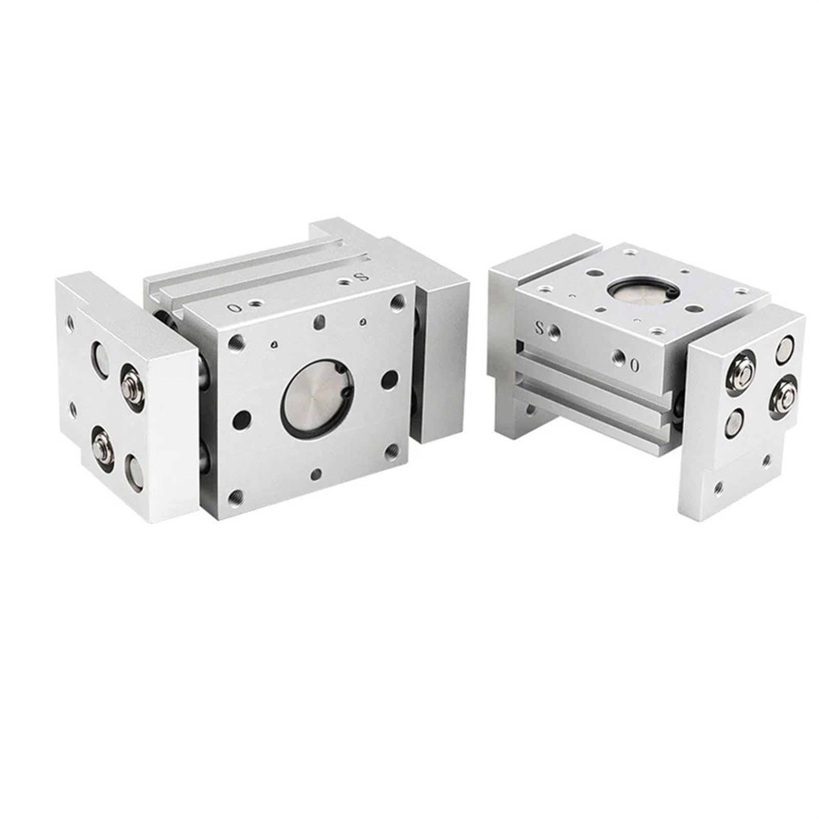 MHL2 10D 16D 20D 25D 32D 40D 1 2 Pinza pneumatica a doppio effetto Pinza pneumatica di tipo largo Cilindro parallelo Morsetti in alluminio Foro 10-40mm (Color : MHL2-16D1)