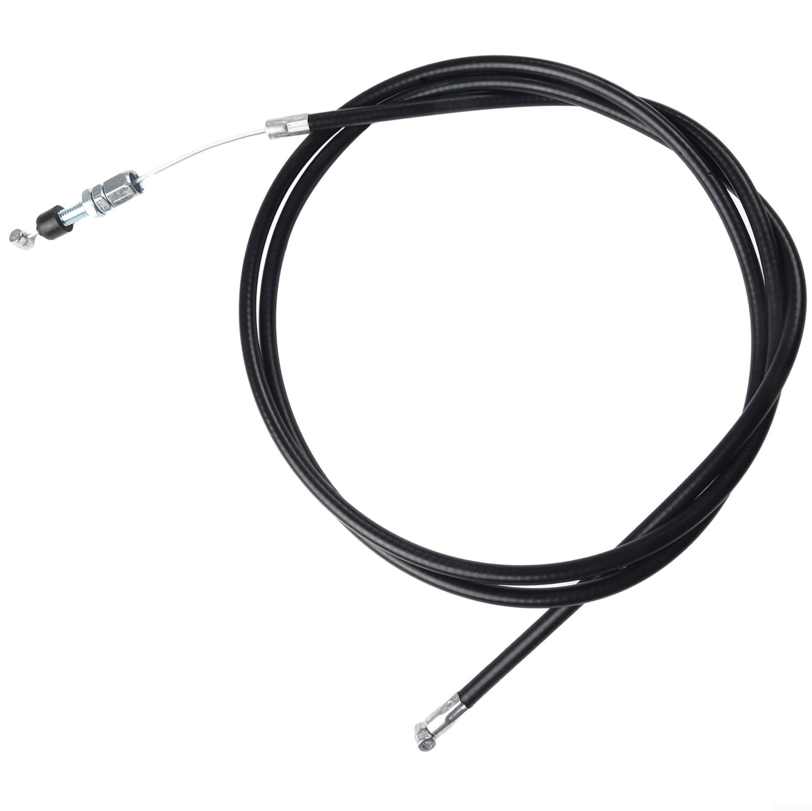 Lawn Mower Throttle Cable Replacement for Honda GXV160 HRJ216 HRJ196 Engine Speed Control 130cm Metal Easy Installation Robust Accessory Black