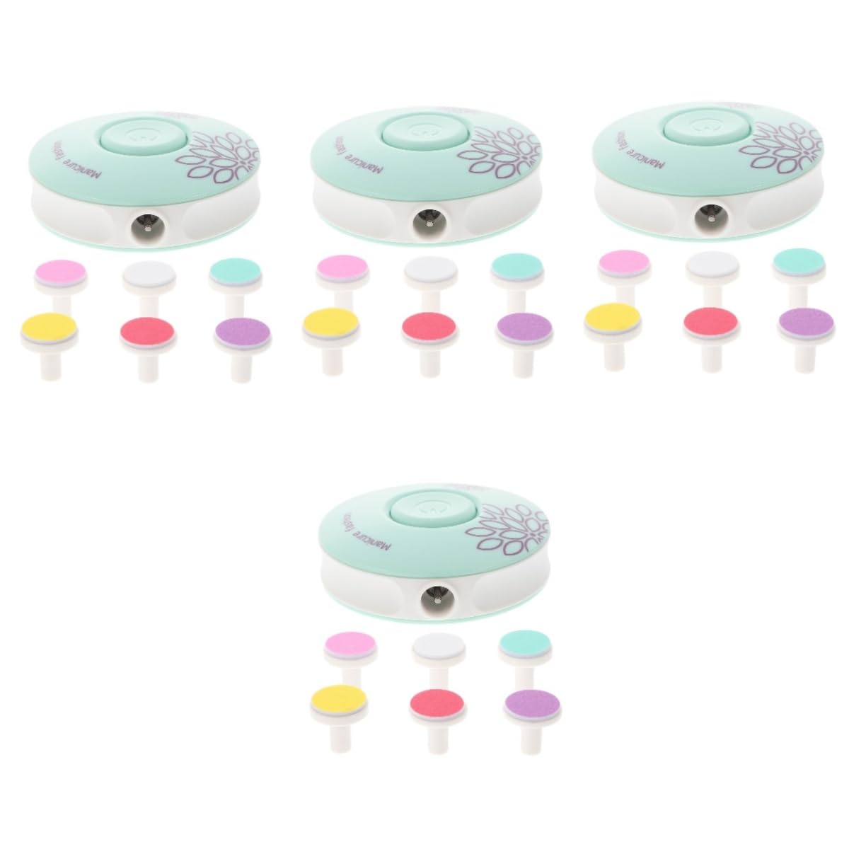 Beaupretty 4 Juegos Amoladora De Uñas Eléctrica Cortaúñas Infantil Eléctrico Cortaúñas Eléctrico Para Bebés Cortaúñas Para Niños Molienda Niño Pequeño Adulto Clavo Eléctrico El Plastico