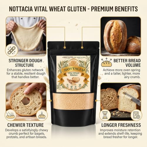 Image of Nottacia Wheat Gluten, 1 KG