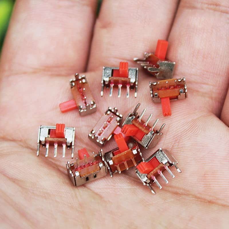 1/5/10/20PCS Micro Mini Slide Switch 3-pin 2-stage Small Switch On-off Two-Position Stoggle Switch Mini Horizontal Power Supply - (Size: 20PCS)