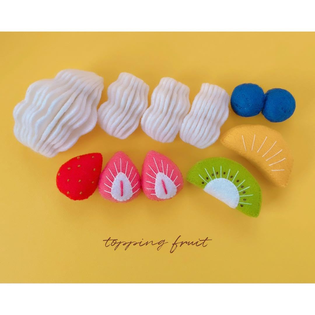 Amazon.co.jp: フェルトのパンケーキセット ホットケーキ フェルト