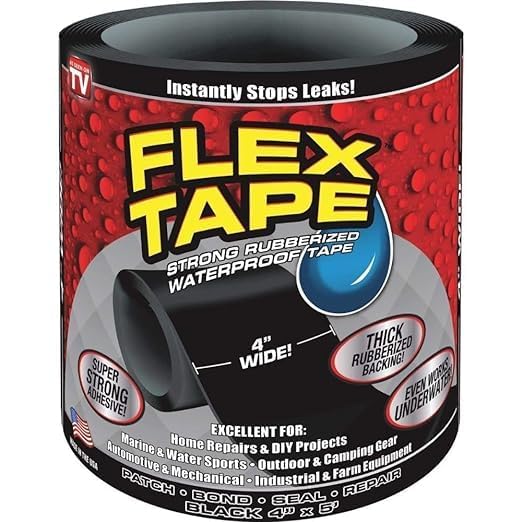 ASTRECA Flex Tape for Seal Leakage Tape for Water Leakage Super Strong Waterproof Tape Adhesive Tape for Water Tank Sink Sealant for Gaps (black) (B0CZDN3W5M) Amazon Price History, Amazon Price Tracker
