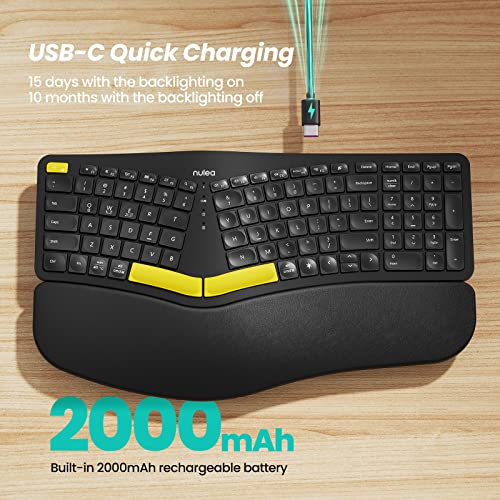 Nulea RT05 Wireless Ergonomic Keyboard thumb #2