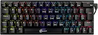 Teclado Mecânico Gamer Kalkan Loki 60% Iluminação Rainbow Preto Switch Marrom USB Tipo-C KLK00015