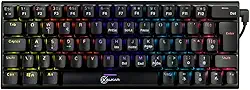 Teclado Mecânico Gamer Kalkan Loki 60% Iluminação Rainbow Preto Switch Marrom USB Tipo-C KLK00015