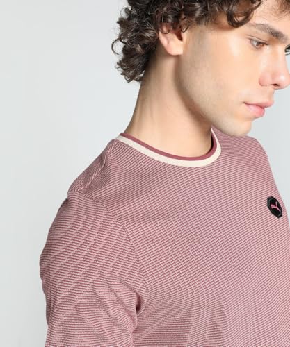 Image of Puma Men Cotton Solid Classic Fit T-Shirt