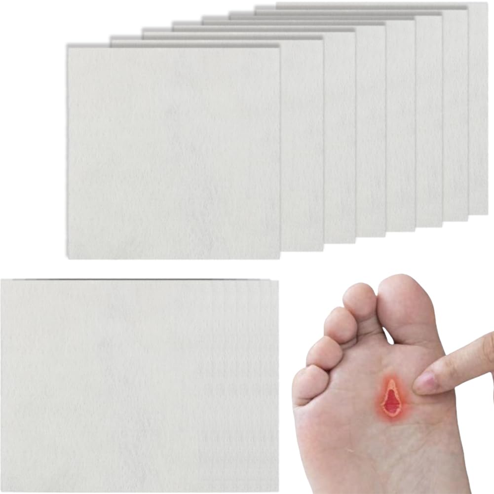 EaseToU Alginate Dressing for Wounds Non-Adhesive Calcium Alginate Absorbent Pad Ulcer/Sore/Surgical Wounds, Comfortable & Gentle Padding Fast Wounds Healing 4'' x 4'' Pack of 10