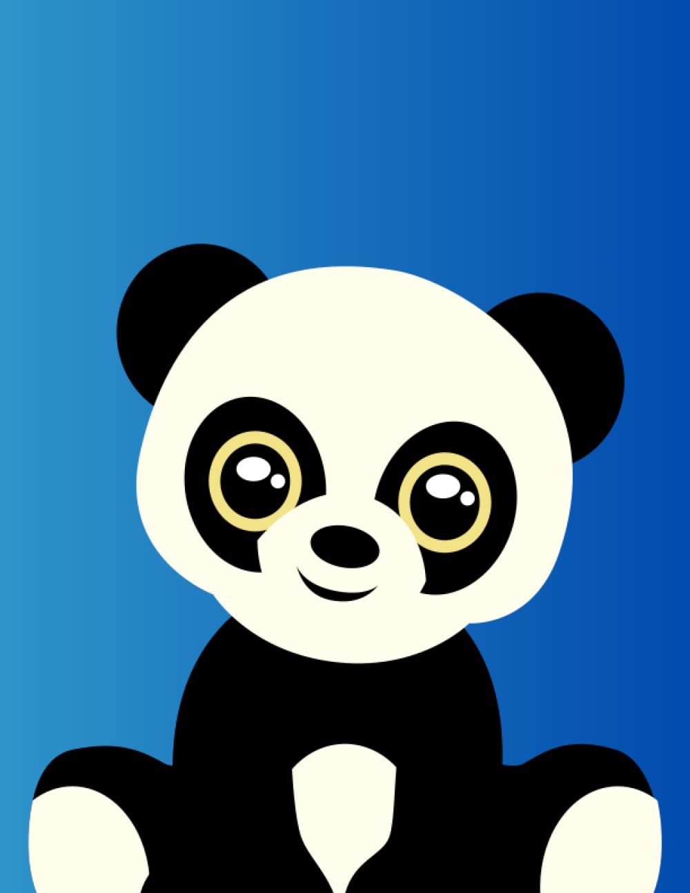 Sketch book: Cute panda cover (8.5 x 11) inches 110 pages, Blank Unlined Paper for Sketching, Drawing , Whiting , Journaling & Doodling (Extra large (8.5 x 11) inches)