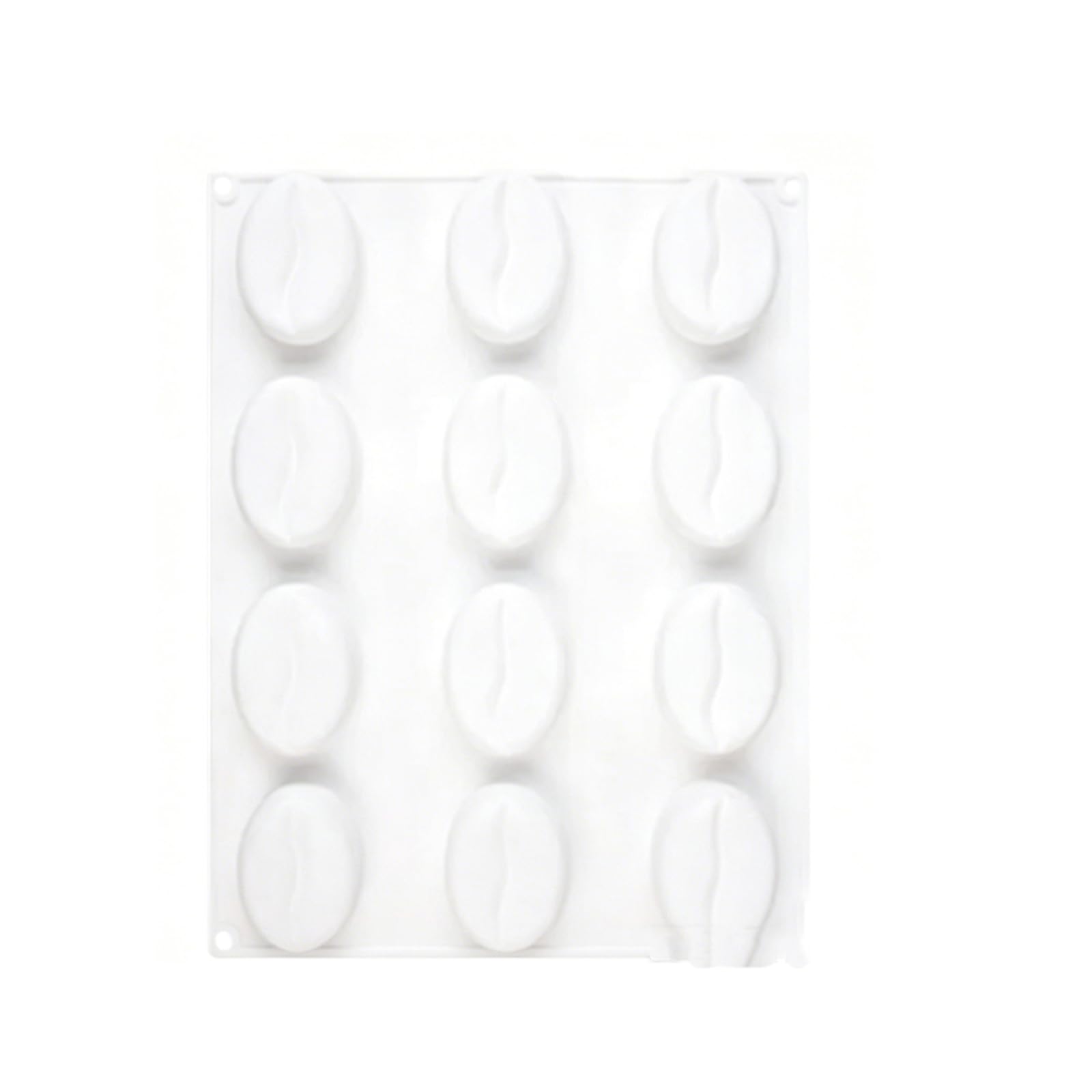 Oxxggkao 6/12 / 28 Cavity Cocoas Bean Shaped Silicone Mold Safe Baking Mold for Craft Desserts Cake Decorations and Ice Cubes Silicone Candy
