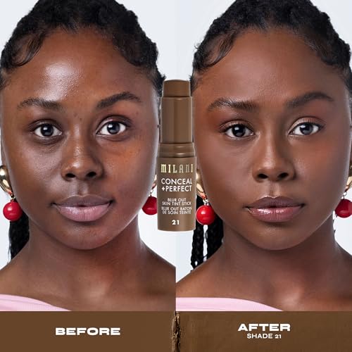 Image of Milani Conceal + Perfect Blur Out Skin Tint Foundation 21-Deep Neutral | Nourishing Light To Medium Coverage Tinted Moisturizer. Creamy, Buildable Coverage. Up To 12Hr Wear. Pore Blurring Soft Matte