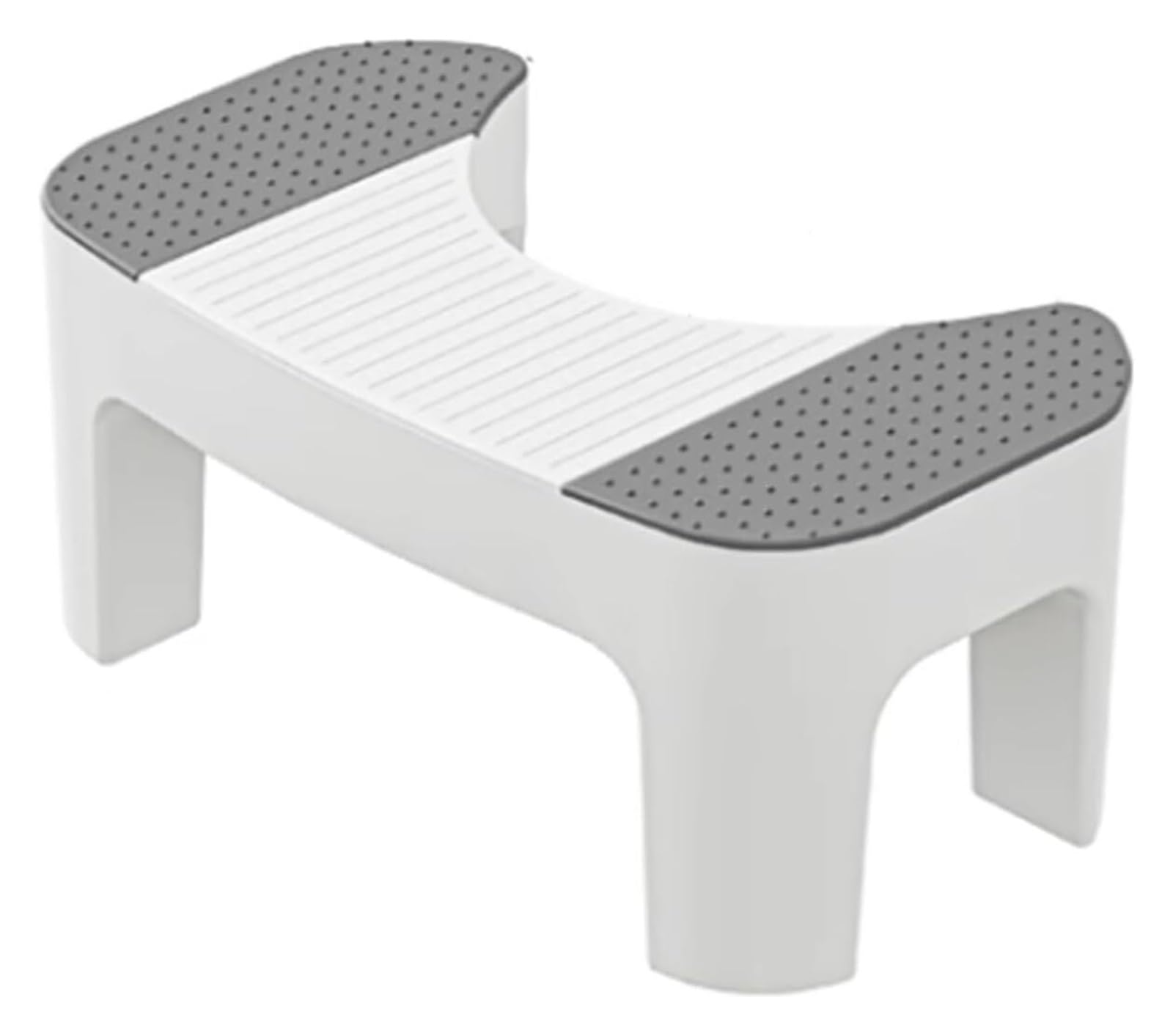 Taburete para el inodoro y reposapiés portátil para baño de adultos fácil de almacenar