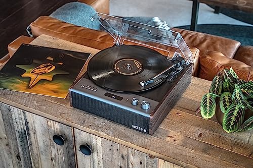 Victrola Eastwood Platine Bluetooth Signature à 3 Vitesses avec Haut-parleurs intégrés et Cache-poussière | Son Audio amélioré | Espresso (VTA-73-ESP) - Les Beatles, Paul McCartney, John Lennon, RIngo Starr, George Harrison Victrola Eastwood Platine Bluetooth Signature à 3 Vitesses avec Haut-parleurs intégrés et Cache-poussière | Son Audio amélioré | Espresso (VTA-73-ESP) – Image 7