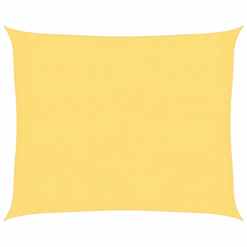 'vidaXL Rectangular Sunshade Sail in Beige Colour, HDPE Material, 2.5 x 3 m Measurement, Wind and Water Permeable with UV Protection — image 1