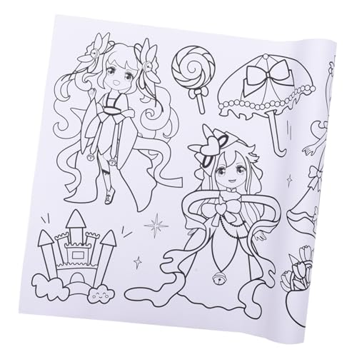 DEARMAMY 向け??画巻 早教知育用描画用紙 プ 粘着可能で壁を汚さない 紙使用 色筆やクレヨン対応 お絵かき学習促進